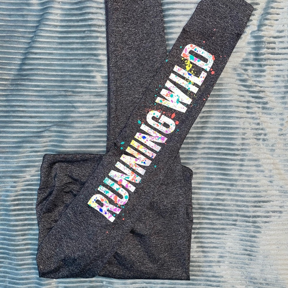 Live Love Dream Grey Leggings Sz S